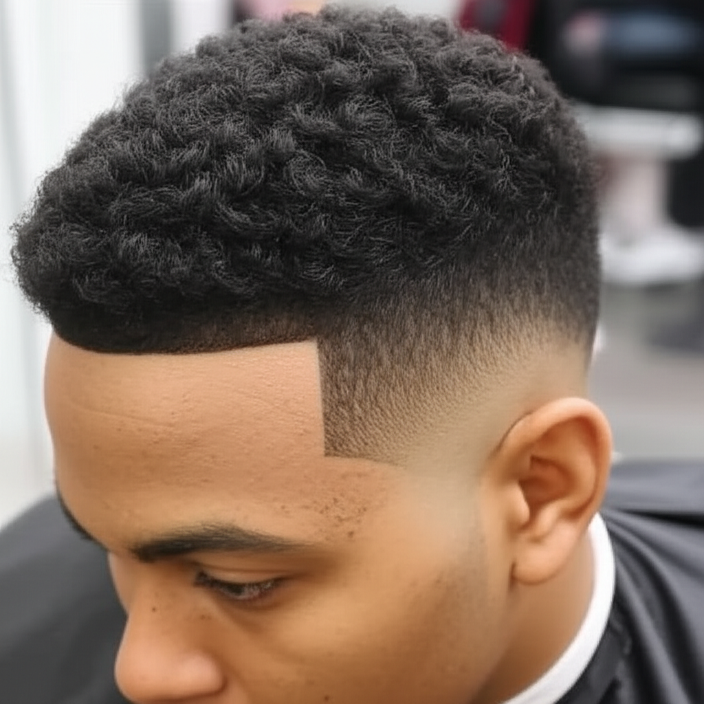 Modern textured crop haircut - 24/7 mobile barber service